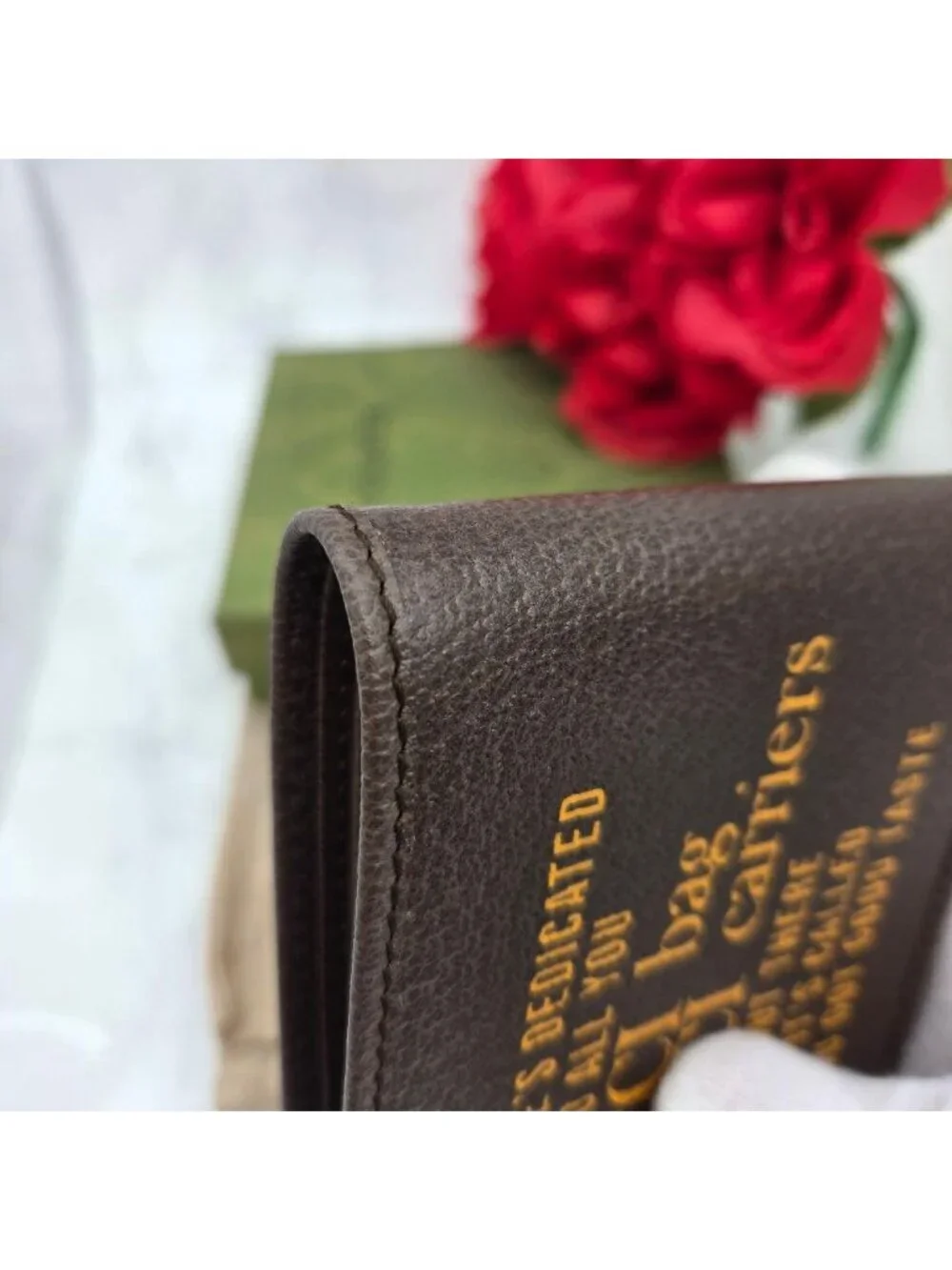 Gucci Bifold Wallet Anniversary Brown